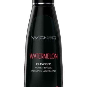 Лубрикант с ароматом арбуза Wicked Aqua Watermelon - 120 мл.