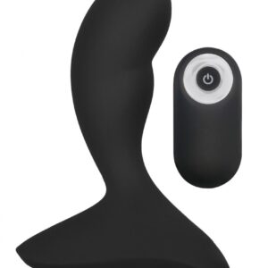 Черный массажер простаты с пультом N 79 Rechargeable P-Spot Stimulator