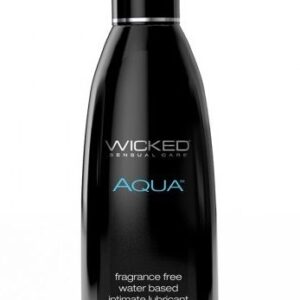 Легкий лубрикант с алоэ на водной основе Wicked AQUA - 60 мл.