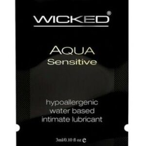 Мягкий лубрикант на водной основе WICKED AQUA Sensitive - 3 мл.