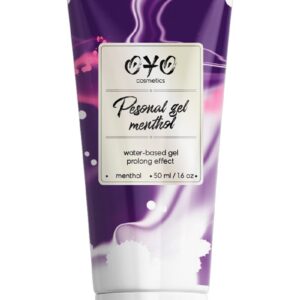 Интимная смазка на водной основе с пролонгирующим эффектом OYO Personal Gel Menthol - 50 мл.