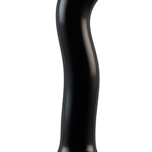 Черный фаллоимитатор-насадка Strap-On-Me P&G spot Dildo size S - 16,4 см.