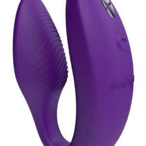 Фиолетовый вибратор для пар We-Vibe Sync 2