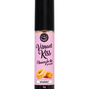 Бальзам для губ Lip Gloss Vibrant Kiss со вкусом пончиков - 6 гр.