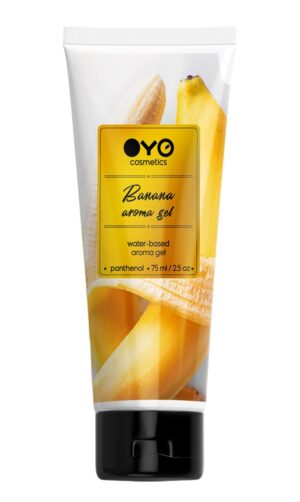 Лубрикант на водной основе OYO Aroma Gel Banana с ароматом банана - 75 мл.