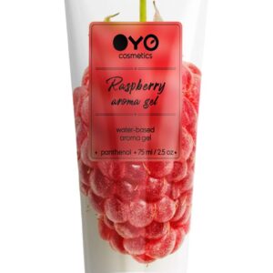 Лубрикант на водной основе OYO Aroma Gel Raspberry с ароматом малины - 75 мл.