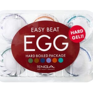 Набор из 6 мастурбаторов Tenga EGG II Hard Boiled с различным рельефом