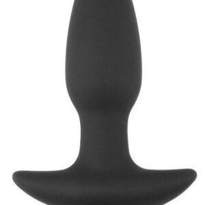 Черная анальная вибропробка Anal Indulgence Collection Fantasy Plug - 14,5 см.