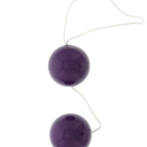 Фиолетовые вагинальные шарики VIBRATONE DUO BALLS PURPLE BLISTERCARD