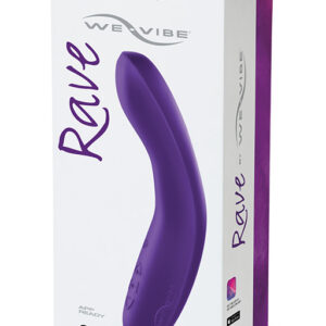 Фиолетовый вибромассажёр We Vibe Rave Purple - 19,3 см.