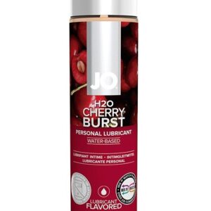 Лубрикант на водной основе с ароматом вишни JO Flavored Cherry Burst - 120 мл.