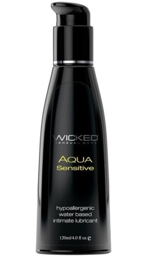 Мягкий лубрикант на водной основе AQUA SENSITIVE - 120 мл.