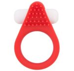 Красное эрекционное кольцо LIT-UP SILICONE STIMU RING 1 RED