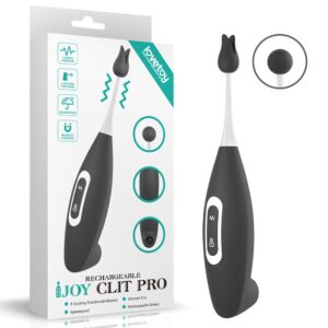 Черный вибратор для точечной стимуляции IJOY Rechargeable Clit Pro Vibrator - 19 см.