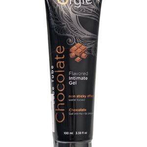 Интимный гель на водной основе Lube Tube Chocolate с шоколадным вкусом - 100 мл.