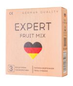 Ароматизированные презервативы EXPERT Fruit Mix - 3 шт.