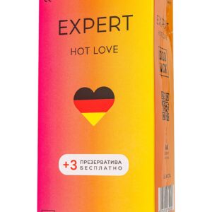 Презервативы EXPERT Hot Love с разогревающим эффектом - 12 шт.(+3 в подарок)